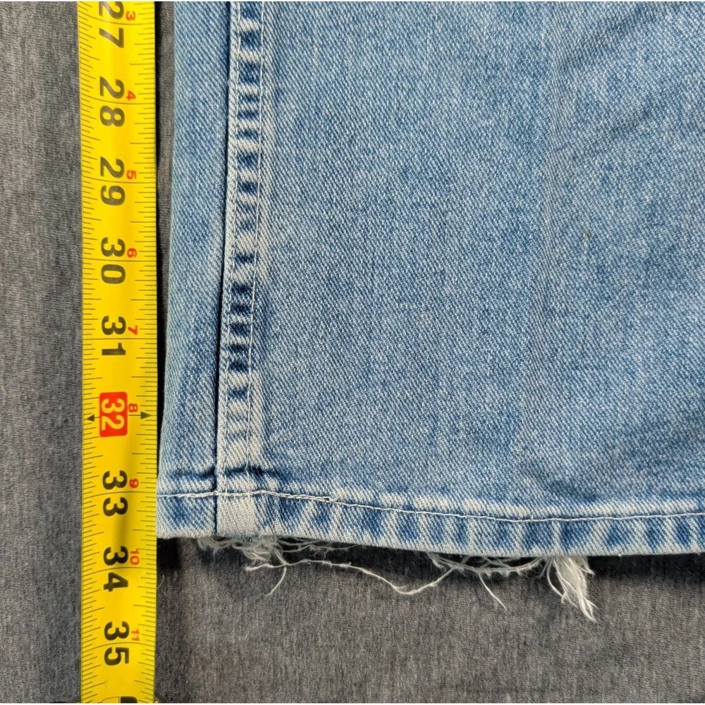 Vtg Y2K NAUTICA Jeans Mens 33x34 Denim Carpenter Baggy Loose Skater Utility USA